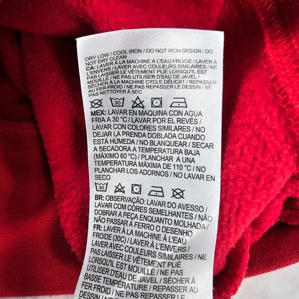 Jordan Hoodie Kids M 10-12 Red Jumpman 23 Graphic Fleece Pullover 807421-739744